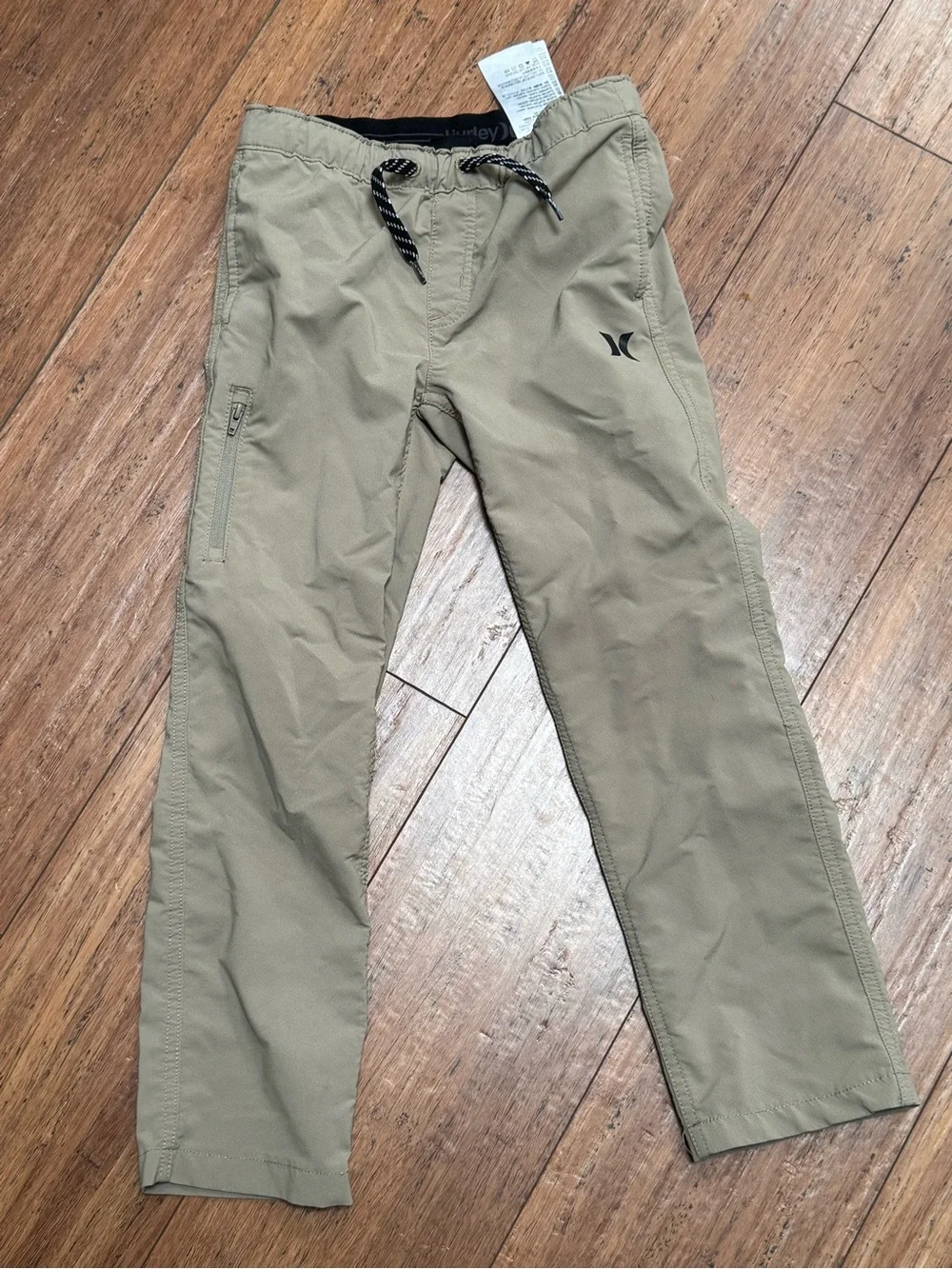 Hurley Boys Khaki Performance Drawstring Pants